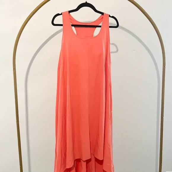 HALARA | Dresses | Breezeful Backless Racerback Side Pocket High Low Flowy  Midi Quick Dry Nwt | Poshmark